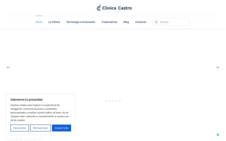 Screenshot of clinicacastro.es