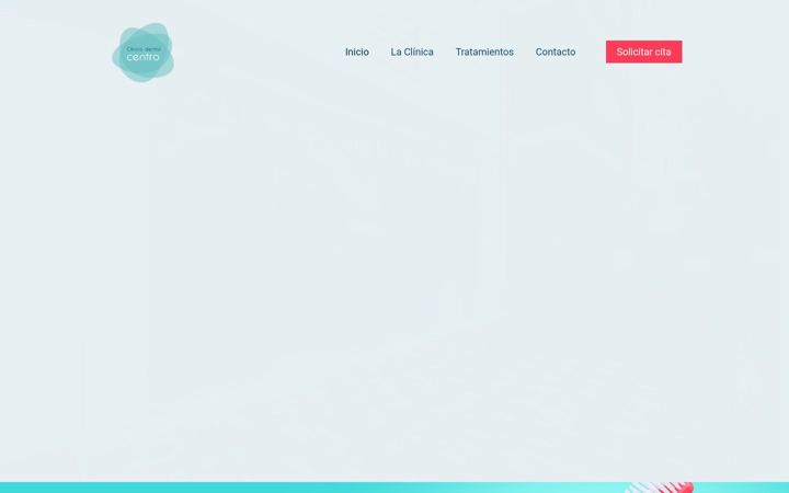 Screenshot of clinicacentrolaroda.com