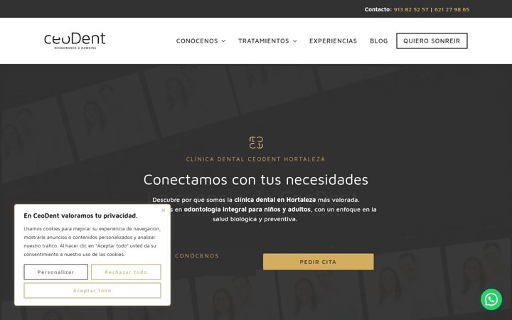 Screenshot of clinicaceodent.es