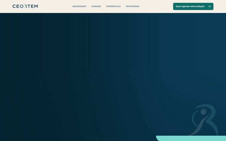 Screenshot of clinicaceortem.com.br