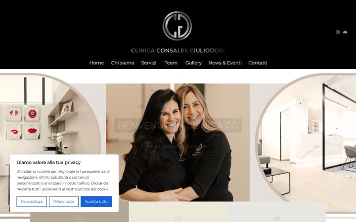 Screenshot of clinicacg.it