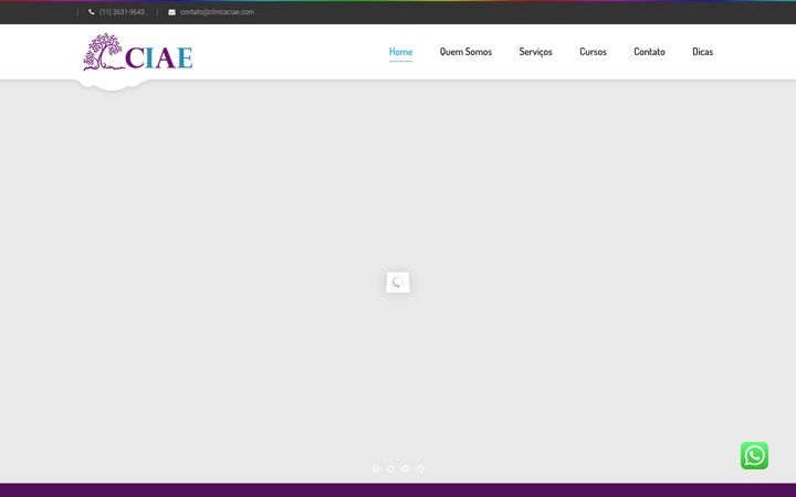 Screenshot of clinicaciae.com