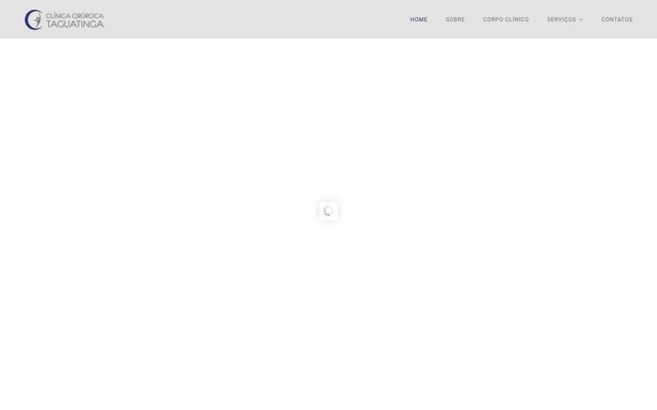 Screenshot of clinicacirurgicataguatinga.com.br