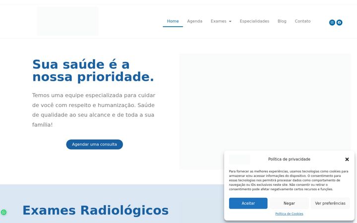 Screenshot of clinicacristianopaeslandim.com.br
