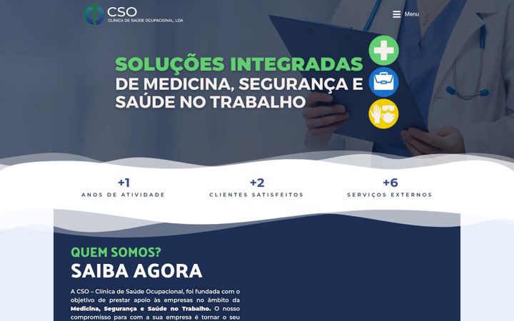 Posnetek zaslona clinicacso.pt