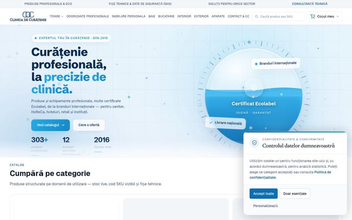 Zrzut ekranu clinicadecuratenie.ro