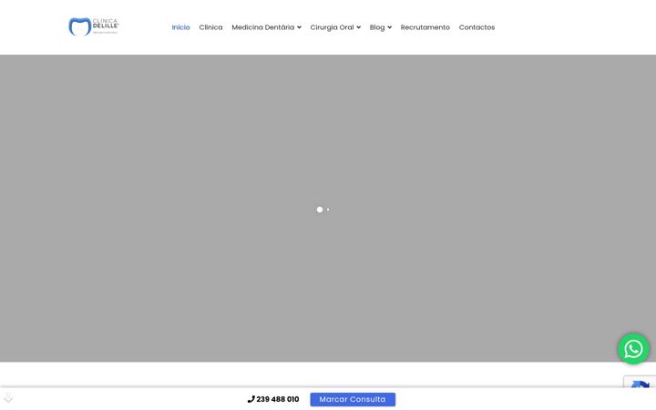 Ekrano kopija clinicadelille.pt
