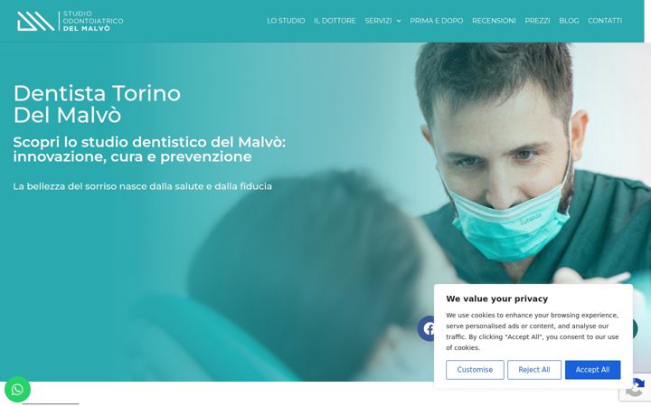 Screenshot of clinicadelmalvo.it