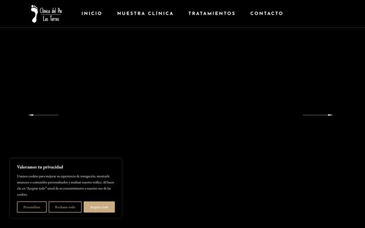 Screenshot ta' clinicadelpielastorres.es