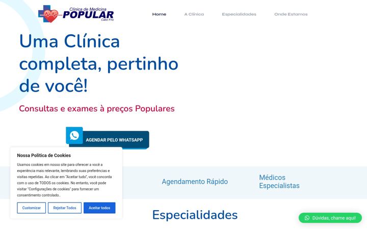 Screenshot von clinicademedicinapopular.com.br