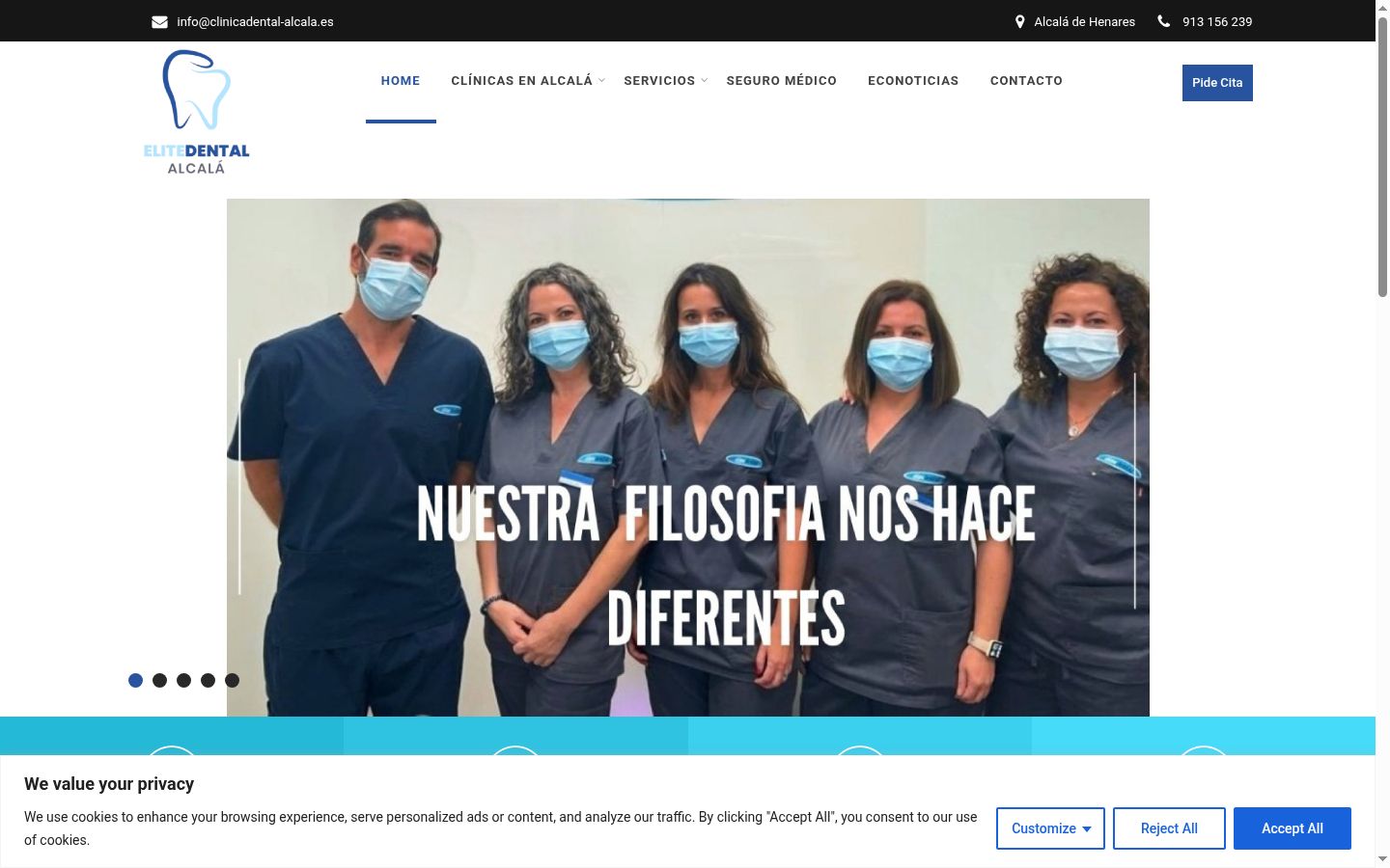 Screenshot tal-banner tal-kunsens muri qabel kwalunkwe interazzjoni