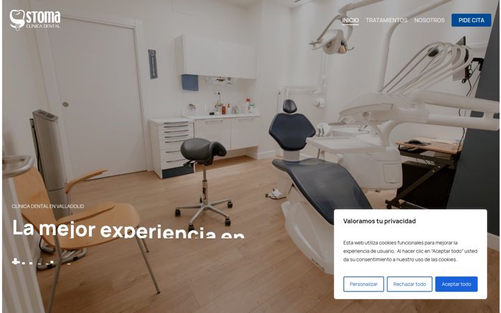 Screenshot ta' clinicadental-stoma.es