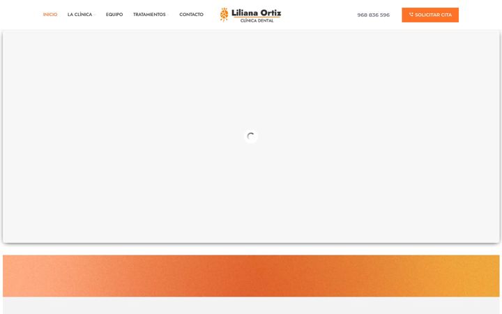 Screenshot of clinicadentalalcantarilla.es
