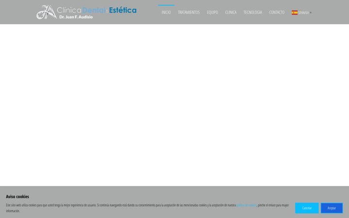 Screenshot of clinicadentalaudisio.com