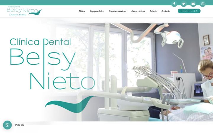 Screenshot of clinicadentalbelsynieto.es