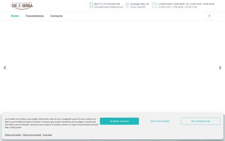 Screenshot of clinicadentaldenser.com