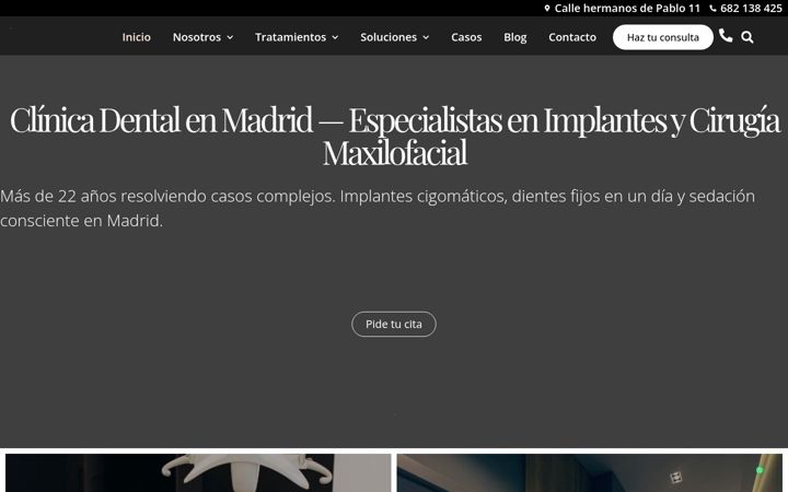 Screenshot of clinicadentaldenttia.com