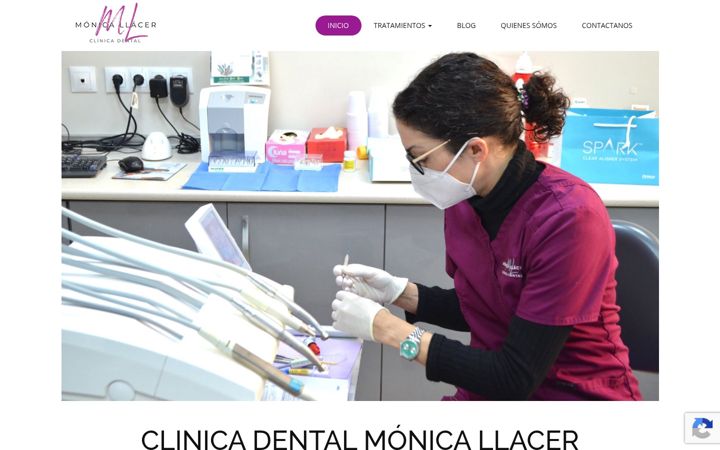 Screenshot of clinicadentaldramonica.es