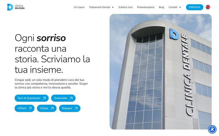 Screenshot di clinicadentale.net