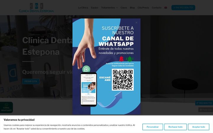 Screenshot of clinicadentalestepona.es