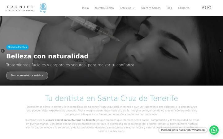 Screenshot of clinicadentalgarnier.com