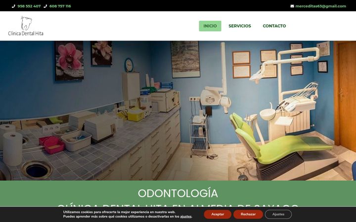 Screenshot of clinicadentalhita.com