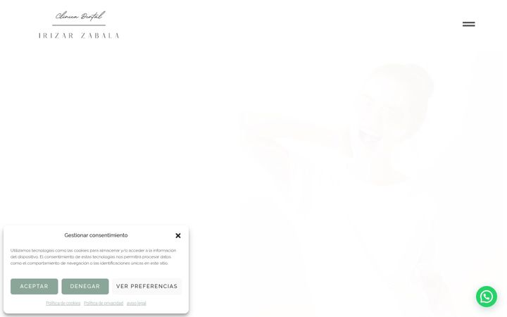Screenshot of clinicadentalirizarzabala.com