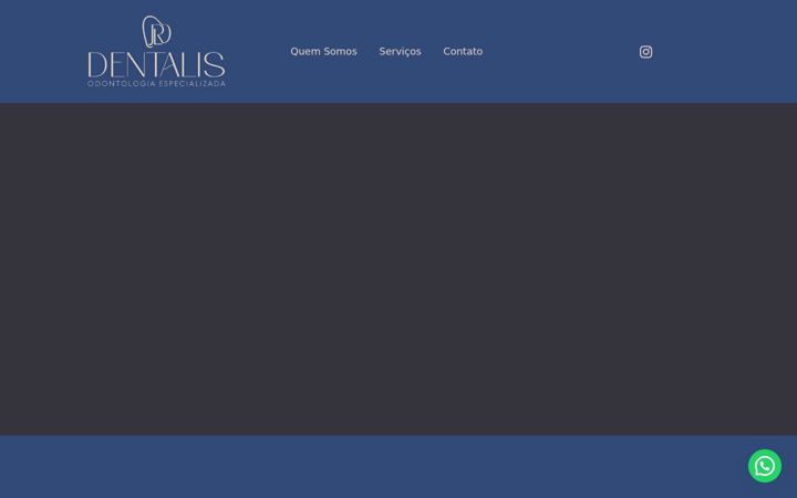 Screenshot of clinicadentalis.com.br