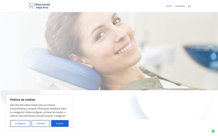 Screenshot of clinicadentaljorgejerez.es