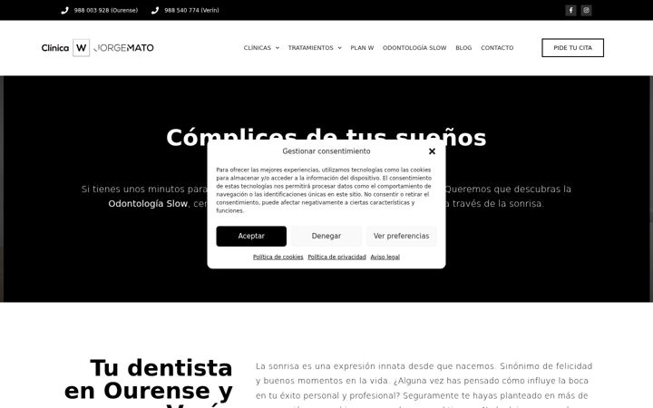 Screenshot of clinicadentaljorgemato.com