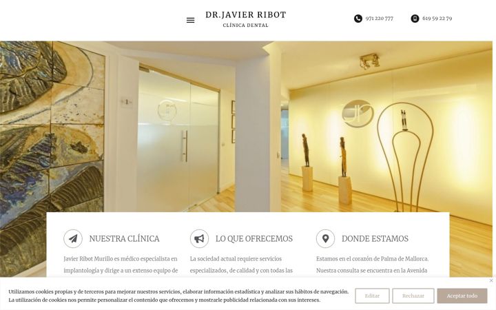 Screenshot of clinicadentaljribot.com