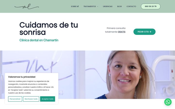 Screenshot of clinicadentalmartinlammers.es
