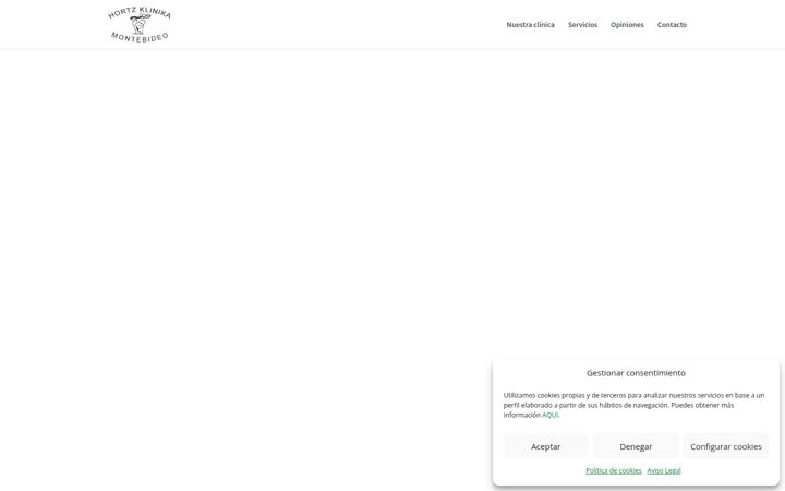 Screenshot of clinicadentalmontebideo.es