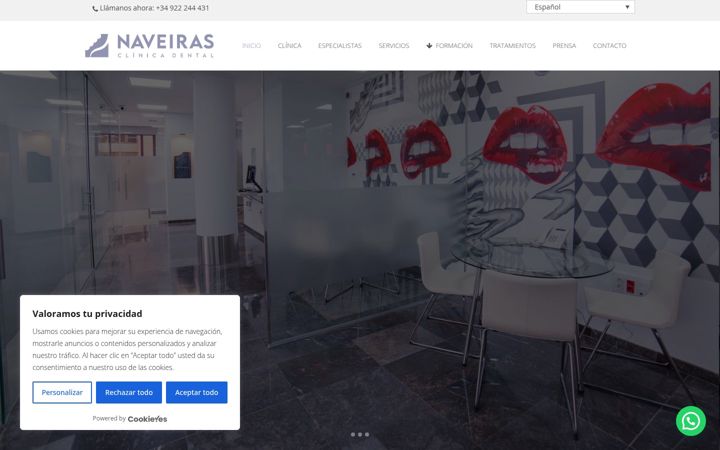 clinicadentalnaveiras.com