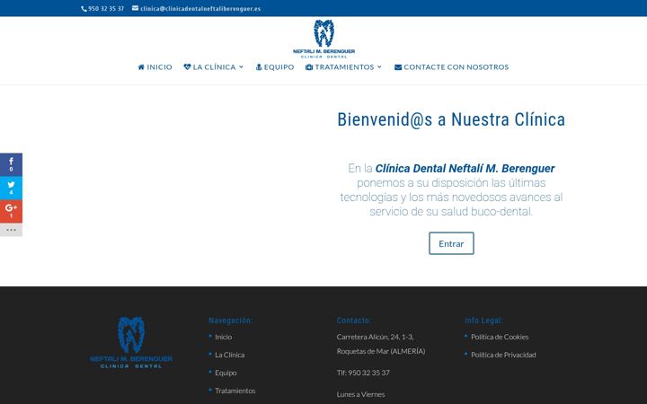 Képernyőkép: clinicadentalneftaliberenguer.es