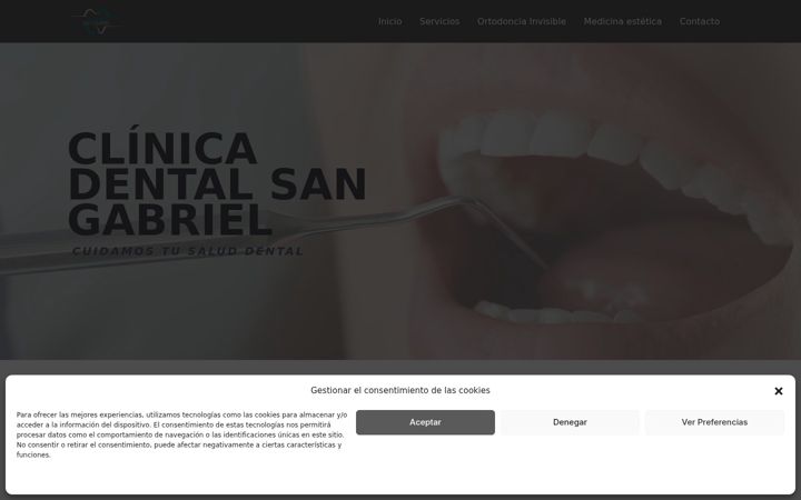 Screenshot of clinicadentalsangabriel.com