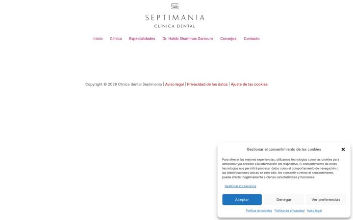Screenshot of clinicadentalseptimania.com