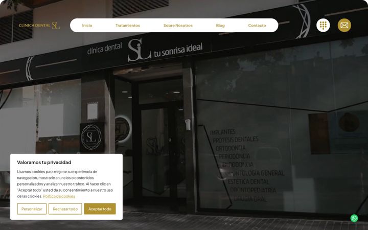 Screenshot of clinicadentalsi.com