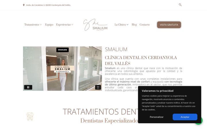 Screenshot of clinicadentalsmalium.com