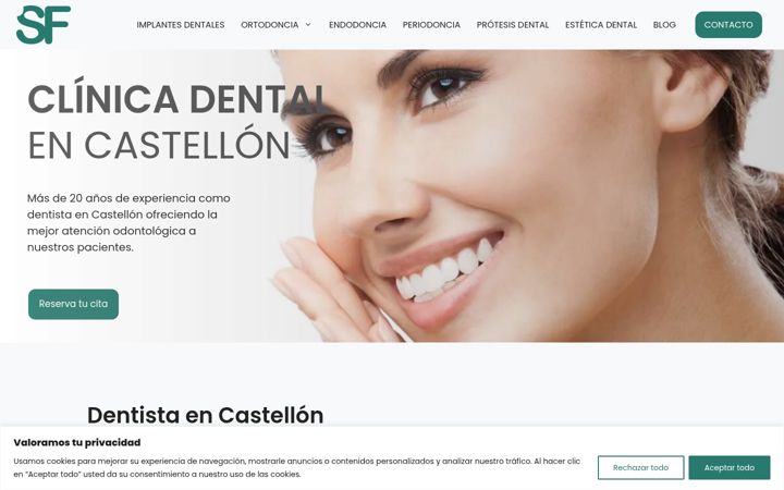Screenshot of clinicadentalsoniafolch.com
