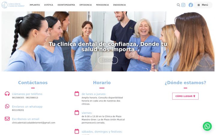 Screenshot of clinicadentaltorrent.es