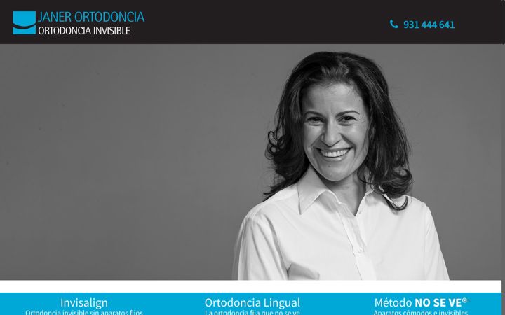 Screenshot of clinicadeortodonciaenbarcelona.es