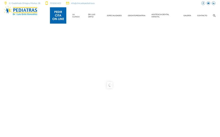 Screenshot of clinicadepediatria.es