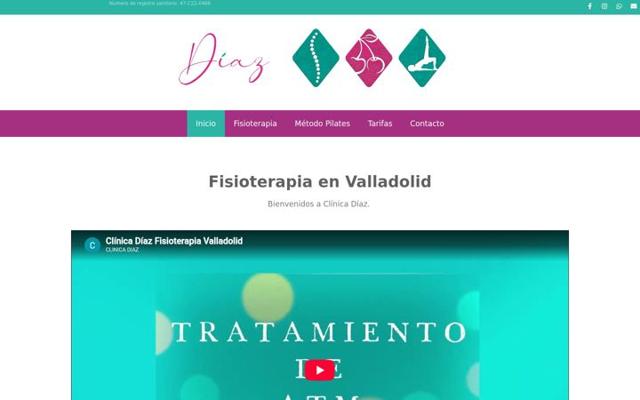 Screenshot of clinicadiaz.es