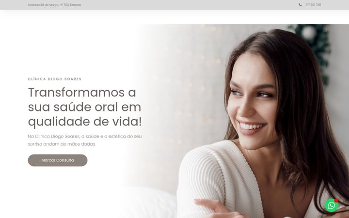 Ekrano kopija clinicadiogosoares.pt