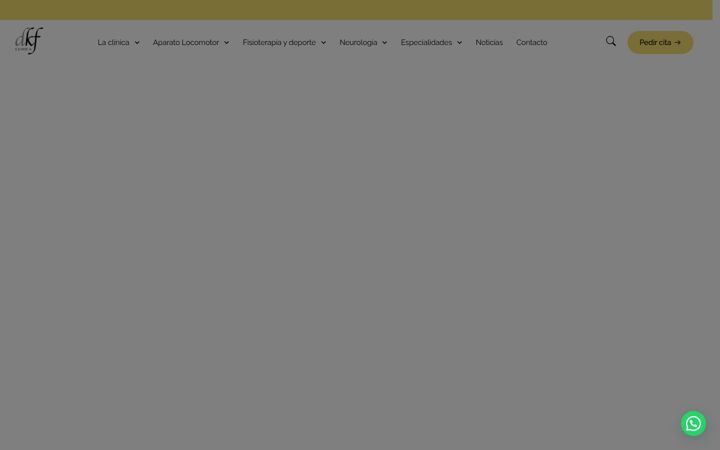 Screenshot of clinicadkf.com