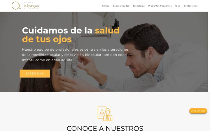 Screenshot of clinicadoctorrodriguez.com