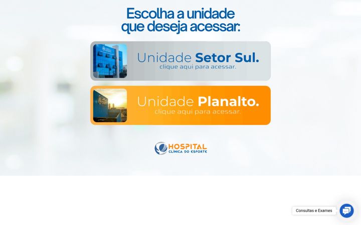 Screenshot di clinicadoesporte.com.br