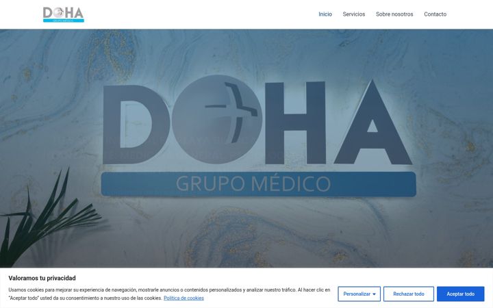 Screenshot of clinicadohalanzarote.com