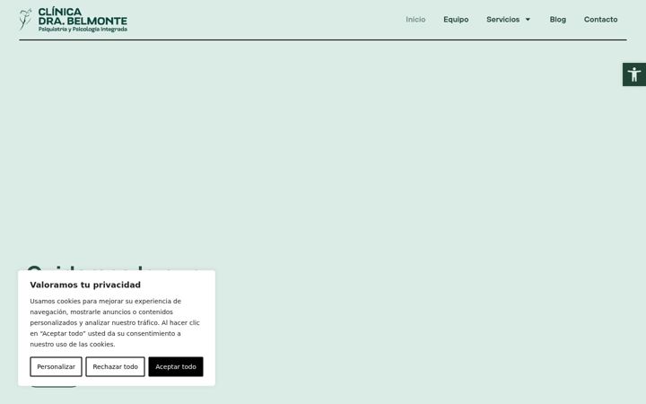 Screenshot of clinicadrabelmonte.es